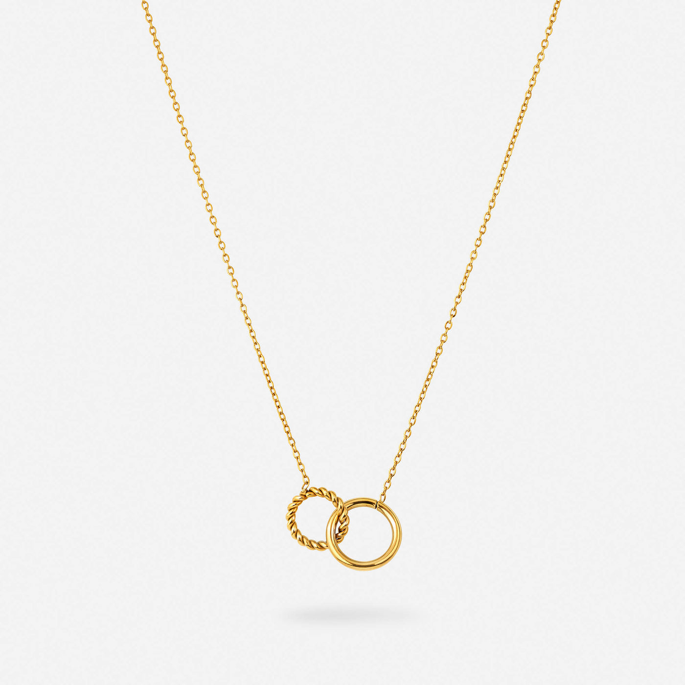 Double Hoop Necklace