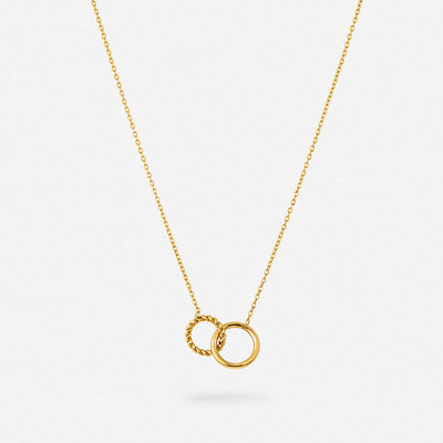 Double Hoop Necklace